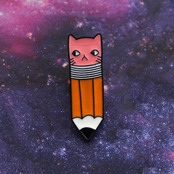 ‼️5 for $25 SALE‼️Cute Little Cat Pencil Pin - Picture 4 of 7